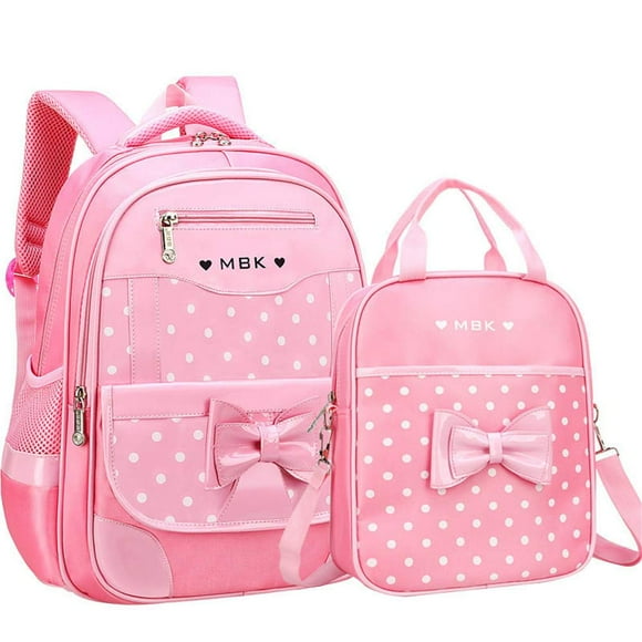Mochila escolar VIDOSCLA Princess Bowknot para niñas de nylon