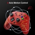 thumbnail image 2 of Control inalámbrico Machenike G6V2PE para PC/Switch/iOS/Android, joysticks y gatillos TMR, tasa de sondeo de 1000Hz, botones RGB reasignables, batería de 1000mAh, motor de bobina de voz, 2 of 7