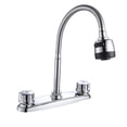 thumbnail image 1 of Llave Mezcladora Fregadero O Tarja Cocina Flexible Alfa  Acero Inoxidable Cromada 2 Funciones, 1 of 4