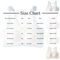 thumbnail image 3 of QIUOMBBP Girls' Lifting Padded Sports Bras Breathable Wireless Bras Summer Comfort Full Coverage Underwear Pink 12 Years, 3 of 3