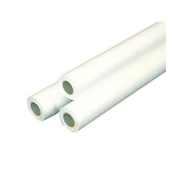 Exam Table Paper Rolls - 12 Rolls, 18" x 125ft - White Crepe Paper for Chiropractors & Medical Exams - Absorbent, Strong, Disposable Table Cover
