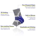 thumbnail image 3 of Precision Elastic Ankle Support For Various Sports, Soft Knit Fabric Compression Sleeve With Built-in Silicone Pads, Lightweight Breathable Design For Active Knee Support, 3 of 5