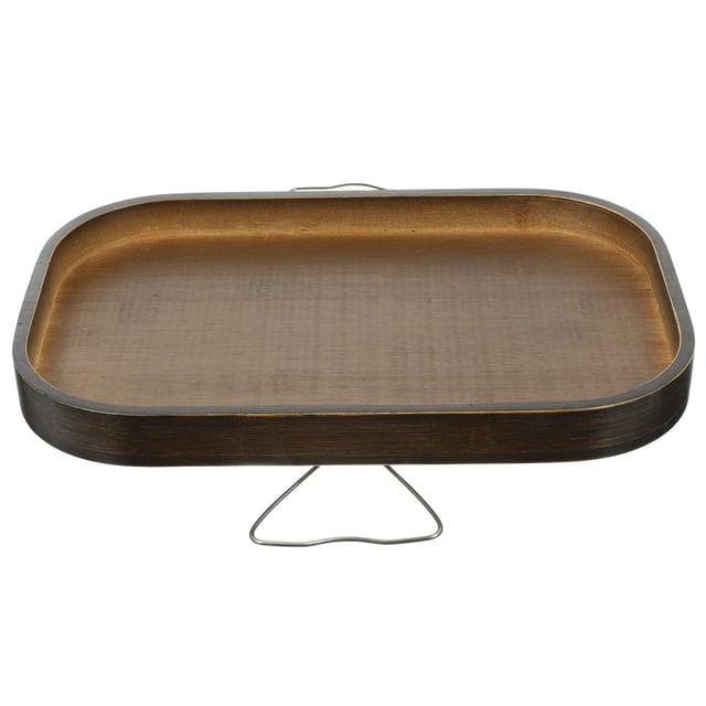 Minkissy Sofa Arm Table Tray Nan Bamboo Phone Desk for Living Room Use 1Set