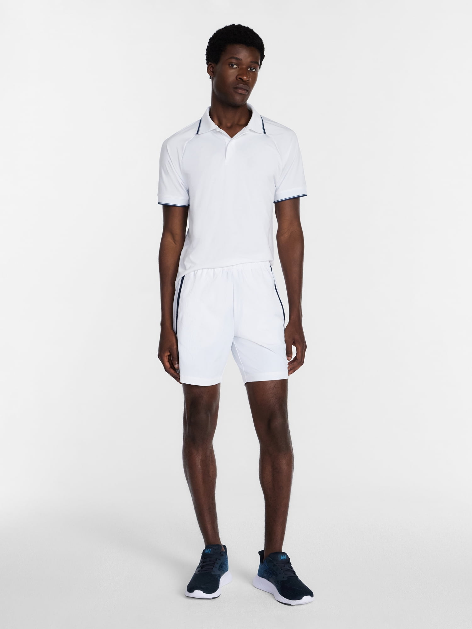 Athletic Works Men's and Big Men's Active Tennis Shorts, 7" Inseam, Sizes XS-3XL