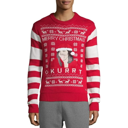 3xl Ugly Christmas Sweater American Stitch Men's Merry Christmas Okurrt Ugly Christmas Sweater ()