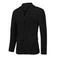 thumbnail image 3 of SRZYMJ Boys Corduroy Blazer Jacket Retro Casual Sport Coat Western Cowdoy Kids Suit Jacket for Boy Formal Wedding School Black 7-8 Years, 3 of 6