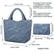 thumbnail image 3 of Bolso tejido para mujer, bolso de mano de cuero vegano, bolso grande de viaje de playa de verano y bolso de hombro retro hecho a mano, 3 of 5