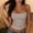 Brown, variant on Women Striped Spaghetti Strap Cami Tank Sleeveless Backless Slim Camisole Shirts Y2K Going Out Crop Tops