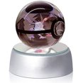 thumbnail image 1 of Lampe de Nuit à Base Rotative avec Boule de Cristal 3D et Design de Personnage (Mew 50MM), 1 of 5