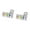 Multi-color, variant on 18G Happy Stud Earrings Sterling Silver 925 Cartilage Tragus Earrings Helix Studs Piercing for Women