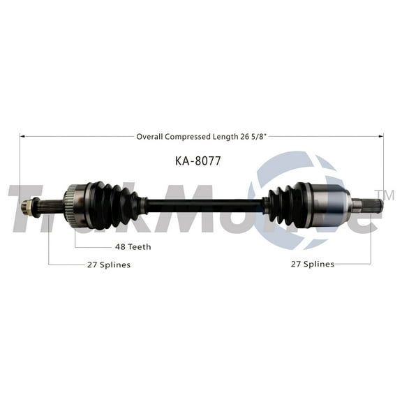CV Axle Shaft Fits select: 2011-2013 KIA SPORTAGE