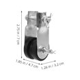 thumbnail image 2 of TABLETREANDS 4Ud Accesorio Para Ventilador De Con Soporte Universal En Hierro Y Clip Pulley Plata, 2 of 8