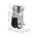thumbnail image 2 of TABLETREANDS 4Ud Accesorio Para Ventilador De Con Soporte Universal En Hierro Y Clip Pulley Plata, 2 of 8