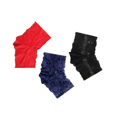 

Enjiwell Womens 3 Pack Lace Panties Babdyoll Lingerie Underwear Seamless Hipster Thongs