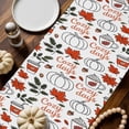 thumbnail image 2 of Fall Pumpkin Table Runner, Autumn Thanksgiving Kitchen Dining Table Decoration for Home Party Decor 13x90 Inches, 2 of 9
