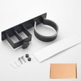 thumbnail image 3 of Injueey Elegante estante para secador de pelo de aleación de aluminio, práctico y elegante organizador de baño, accesorio de baño Almacenamiento y organización del hogar negro, 3 of 6
