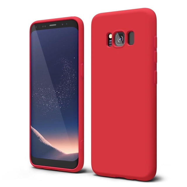 oakxco - Funda de silicona diseñada para Samsung Galaxy S8, funda de gel de goma suave para mujeres