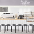 thumbnail image 4 of Casart Round Steel Stool Set of 6 Stackable 17.5-Inch Backless Nesting Stool with Metal Frame, X-Shape Connection & Non-Slip Feet Plastic Stool for Home, Office, Classroom Flexible Seating(Black), 4 of 4