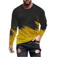 thumbnail image 2 of Blusas y camisas de manga larga y cuello redondo para hombre, camisetas informales con estampado de cuello redondo, blusas de manga corta para hombre, 2 of 5