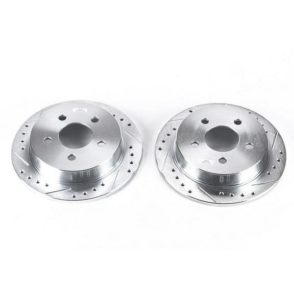 Power Stop AR8258XPR Evolution Drilled & Slotted Rotors -Rear