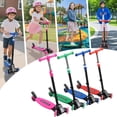 thumbnail image 2 of ADUBENRY Trottinette pour Enfants, Trottinette à 3 Roues pour Enfants de 3 à 12 Ans, Trottinette pour Enfants avec Roues Lumineuses et 3 Hauteurs Réglables pour Garçons et Filles Bleu, 2 of 7