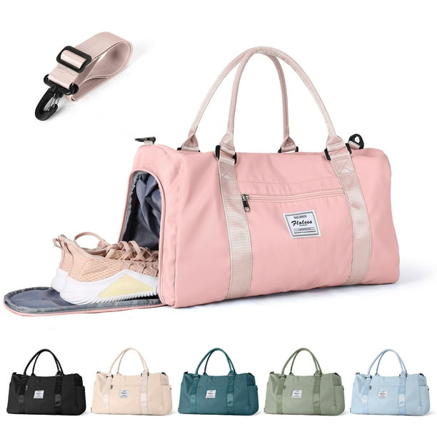 Gym Bag for Women Men, Travel Tote Bag Sport Gym Duffle Bag with Shoe ...