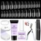 thumbnail image 3 of Kit de uñas Saviland Gel X Nail, 30 g de pegamento sólido para uñas con 500 puntas para uñas, lámpara UV LED para uñas, gel adhesivo de larga duración para uñas a presión, 3 of 5