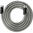 thumbnail image 1 of Metal Short Garden Hose 15ft Connectors, Drainage Hose for Dehumidifier Small Water Hose Extension High Pressure Bib Reel Extender, Drinking Water Hose for RV Outdoor 15Ft, 1 of 6