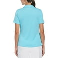 thumbnail image 2 of Women's Grand Slam Short Sleeve Golf Polo Color: Bright White Size: X SMALL, 2 of 4