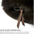 thumbnail image 6 of EVERGRACE Luxury Soft Faux Chinchilla Fur Throw Pillow Cover 1 Piece, Decorative Plush Fluffy Cozy Mink Pillow Case 20"x20" for Couch, Square Cushion Cases for Sofa Bed Living Room, Espresso Mink, 6 of 8