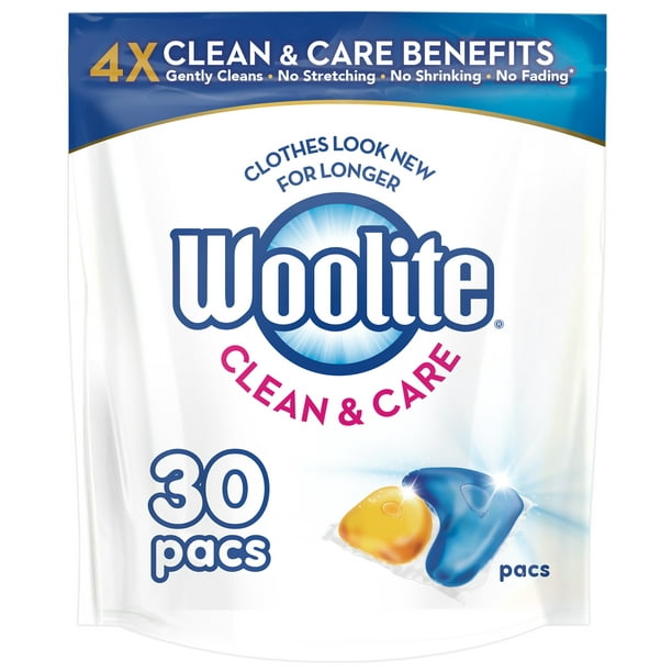 Woolite Clean And Care Laundry Detergent Pacs 30ct For Machine Washable