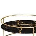 thumbnail image 6 of Rustproof Bathroom Counter Organizer Luxury Countertop Storage Rack for Cosmetic Black, 6 of 6