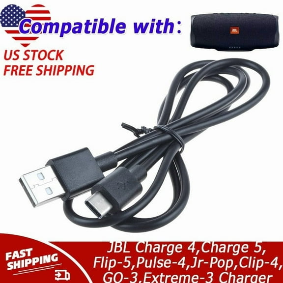 Charger Compatible with JBL Charge 4,Charge 5,Flip-5,Pulse-4,Jr-Pop,Clip-4,GO-3,Extreme-3