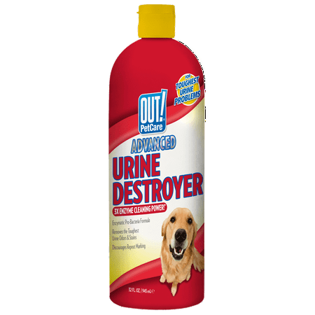 OUT! Advanced Severe Pet Urine Destroyer, 32 oz (Best Product To Remove Pet Urine Odor From Carpet)