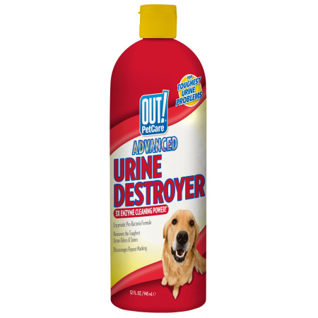 OUT! Advanced Severe Pet Urine Destroyer, 32 oz (Best Urine Odor Remover)