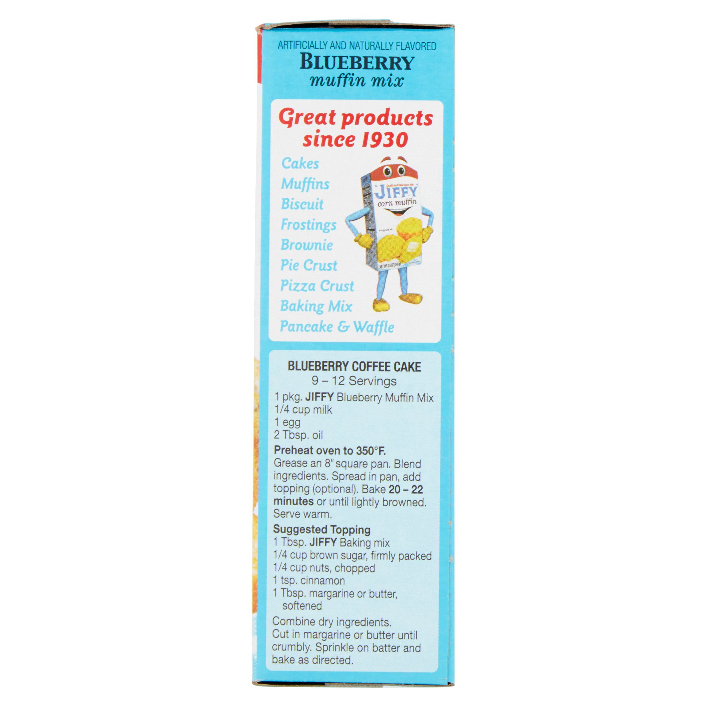 Jiffy Blueberry Muffin Mix Nutrition Facts Runners High Nutrition