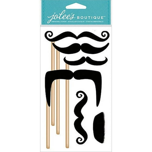 EK Jolee's Boutique Dressups Moustaches On Stick
