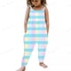 thumbnail image 2 of Niños bonitos, recién nacidos, niños de 1 a 6 años, niñas, mono con tirantes a rayas, mono a rayas sin mangas, ropa informal de verano 3T zhangmengya CONDUJO, 2 of 2