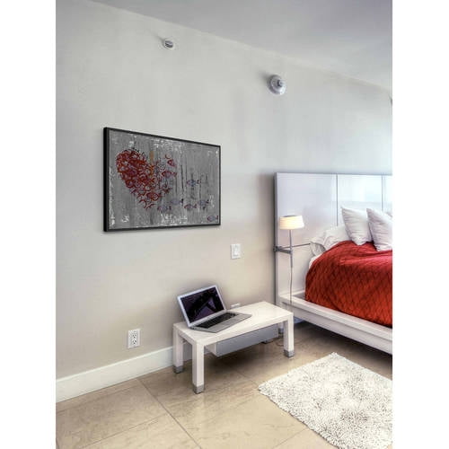 "Fish Heart" Floater Framed Painting Print on Canvas