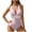 Pink A, variant on Enjoytime Swimsuit Women One Piece Tummy Control Bathing Suit For Women Modest V Neck Slimming Mesh Swimwear Monokini