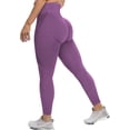 thumbnail image 2 of Leggings sin costuras para mujer Cintura alta Contorno de sonrisa Entrenamiento Pantalones de yoga Levantamiento de glúteos Medias de control de barriga Adepaton LRWJ019-19, 2 of 4