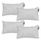 thumbnail image 1 of Cojín Riñonera Decorativo Rectangular Delta Gris Plata Set de 4, 1 of 4