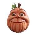 thumbnail image 2 of Calabaza Otoño Estatuilla Adorno Decoración Expresiva Calabaza Familia Linterna Horror para Sunnimix  hombre de calabaza de halloween, 2 of 8
