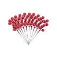 thumbnail image 1 of Advancent Paquete de 10 Navidad bayas falsas cono de pino simulación flor pared chimenea boda vacaciones árbol de Navidad decoración Kits de decoración para fiestas Tipo 1, 1 of 6