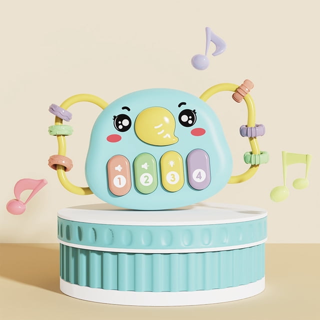 ToyKingdee Clapping Tambourine: Hand Drum with Double Row Bells - Ideal for Music Learning & Rhythm Development