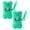 A242 2PCS Green 3.3x1.4Inch, variant on 2PCS Bone Shape Pet Pick Up Poop Bag Dispenser Portable Dog Poop Waste Bag Holder Outdoor Garbage Bags Organizers 8.5X3.5Cm Utility