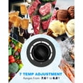 thumbnail image 7 of 7.0 Cu.Ft Chest Freezer with Removable Basket and Bottom Defrost Water Drain Freestanding Top Open Door, Deep Freezer, Mini Freezer with Adjustable 7 Thermostat for Home/Apartment, Black, 7 of 7