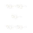 thumbnail image 3 of Minnieouse Marco de lente Anti-azul, gafas para miopía, gafas cuadradas transparentes, gafas para hombre, suministros de oficina para Type2 NO2, 3 of 6