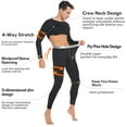 thumbnail image 3 of COMFREE Thermal Underwear for Men, Ultra Soft Long Johns Set Thin Base Layer Top and Bottom for Cold Weather, 3 of 6