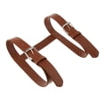 thumbnail image 4 of Forma de correa de cartera de material cuero ajustable para aleteo de picnic alfombra de soporte de manta, 4 of 8